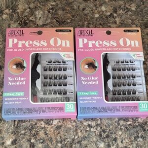 Ardell Professional Press On Underlash Extensions Black (2) Brand New & Sealed
